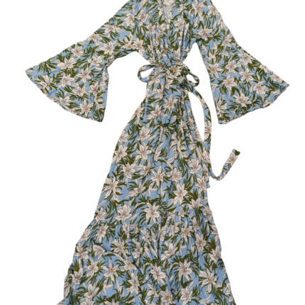 Vestido largo floreado