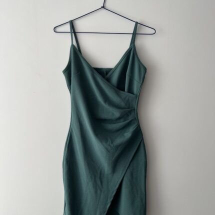 Vestido de fiesta aguamarina