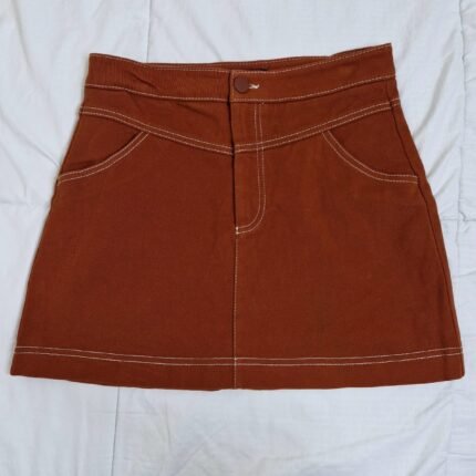 Minifalda naranja - Zara