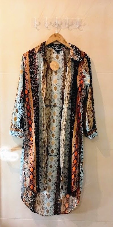 Kimono THREAD STORY L Thread Story large snake skin