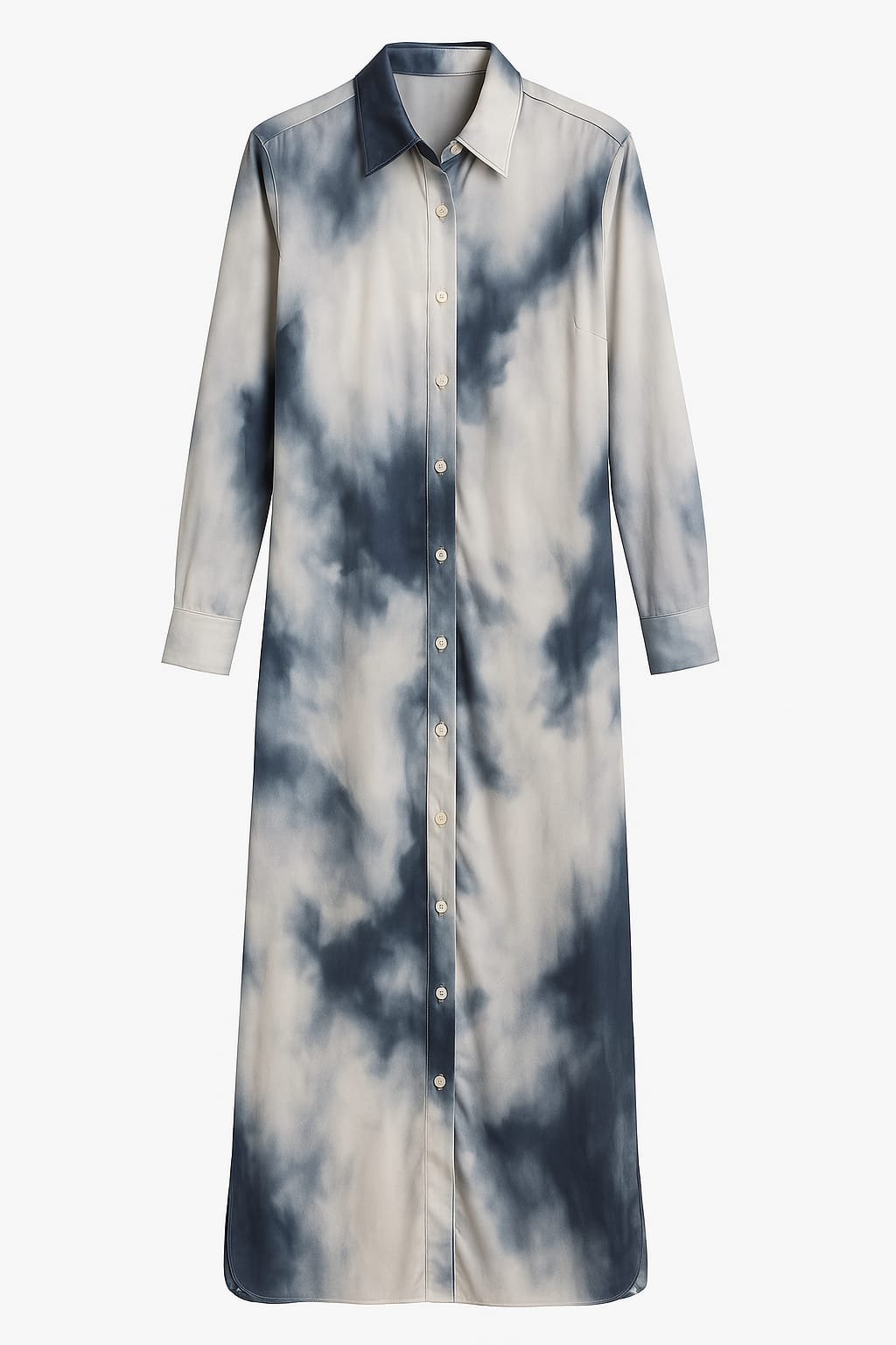 Vestido camisero largo H&M – Talla S Sweatsy