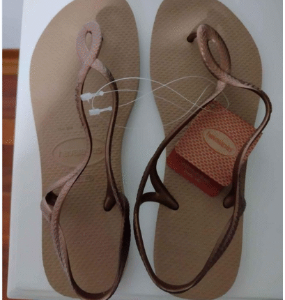 SANDALIAS HAVAIANAS doradas