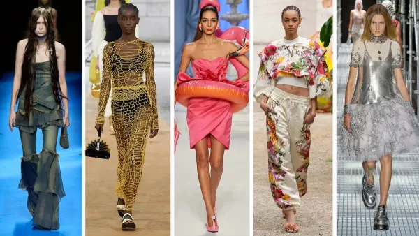 20. Prendas metálicas y futuristas