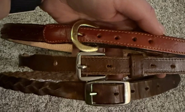 4. Los cinturones anchos