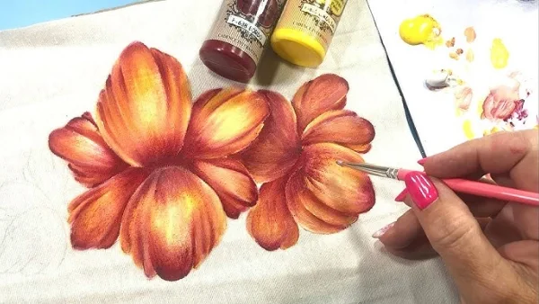 Arte abstracto con tintes naturales