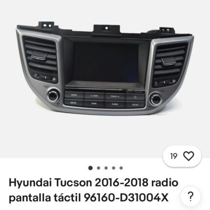 Pantalla original Tucson 2016 - 2018