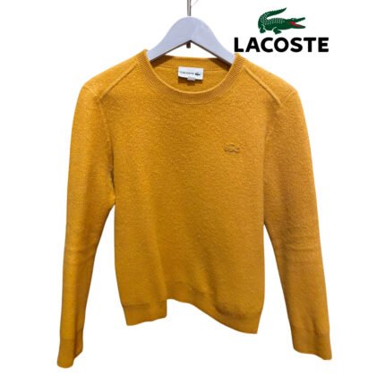 Suéter Lacoste Amarillo de Lana + Cashmere Talla S Mujer