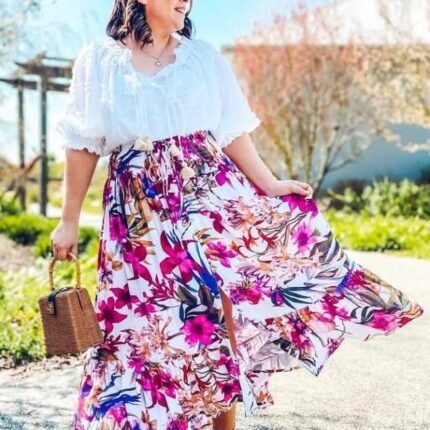 Falda estampada marca AndAndrea