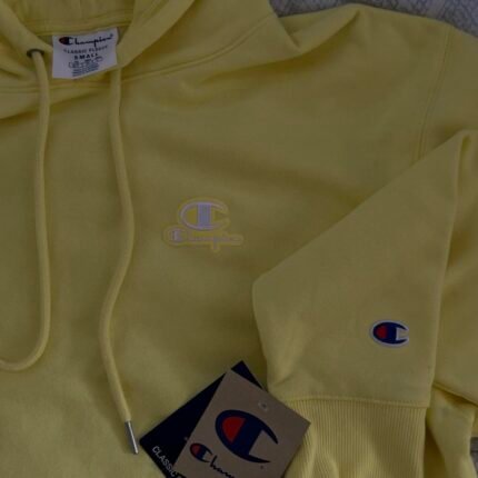 Hoddie champion amarilla