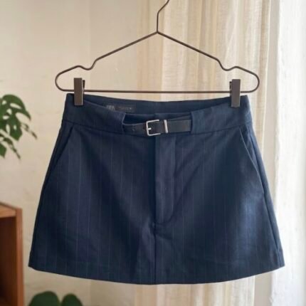 Falda Zara - diplomática a rayas