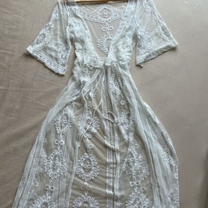 Salida de baño color blanco