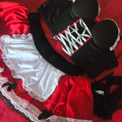 Lencería caperucita Bombón Rojo