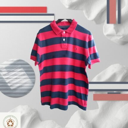 Polo Tommy Hilfiger Vintage Roja y Azul