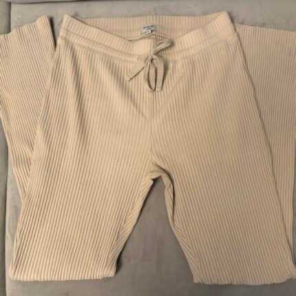 Pantalon de tela Rib