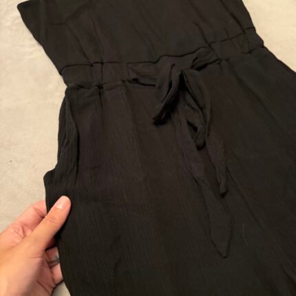 Enterizo negro largo