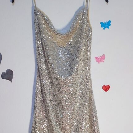 VESTIDO LENTEJUELAS DORADO